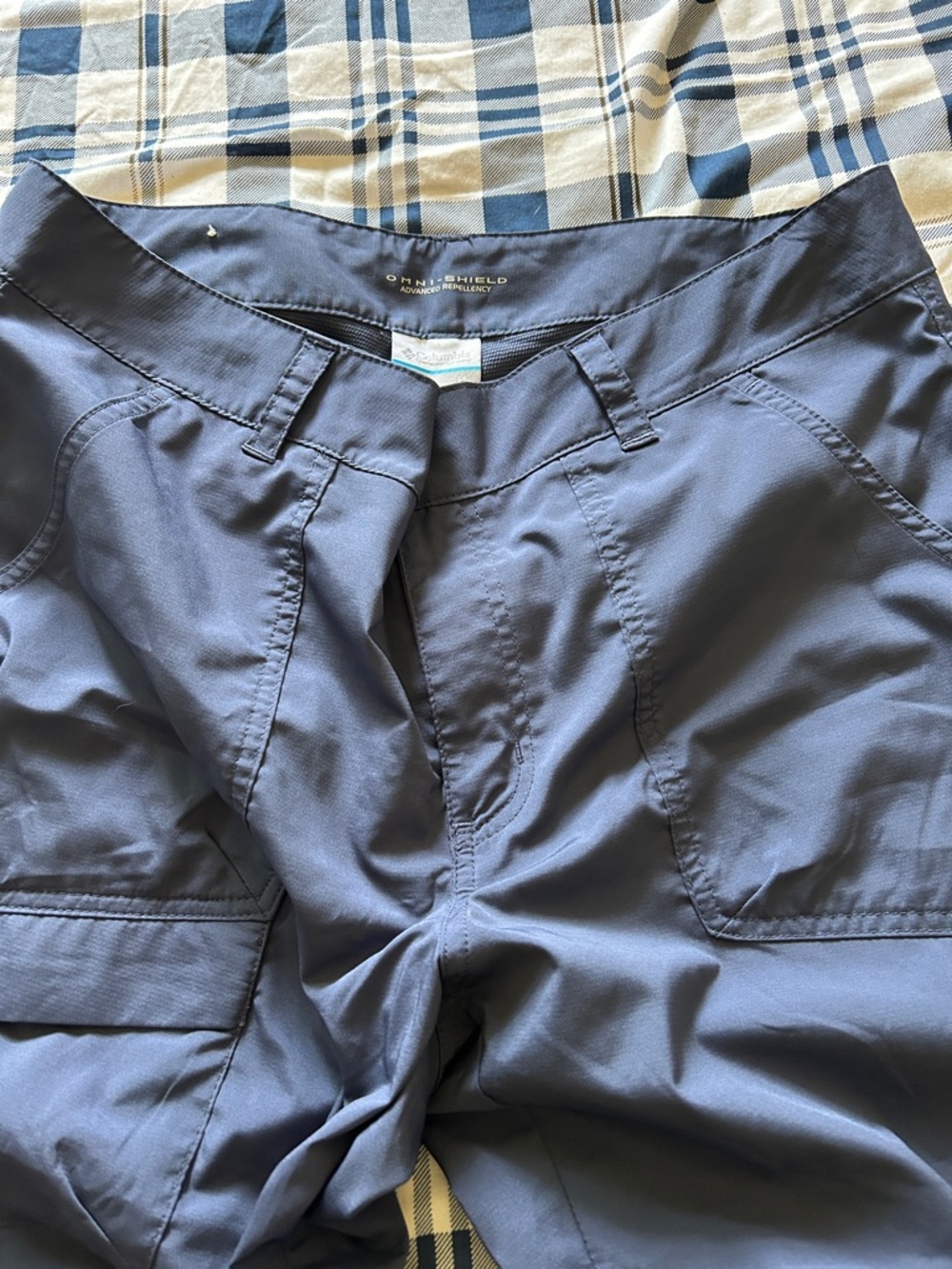 Columbia Dark Gray Cargo capri